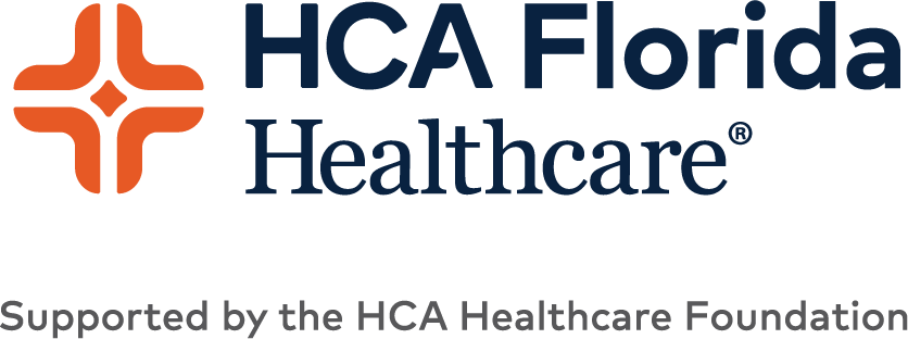 H C A Florida Healthcare Supported by H C A Healthcare Foundation Logo